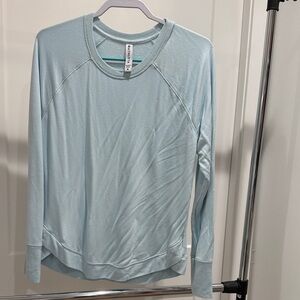 Athleta Sky Blue Crew Neck Top